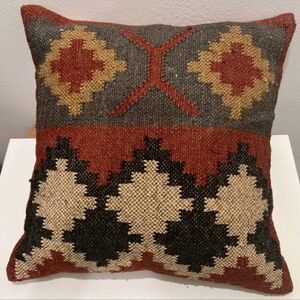 KILIM  Jute Throw Pillow